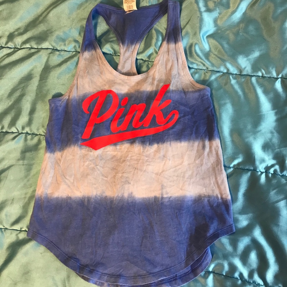 NWT Victoria Secret Pink Tie Dye Tank Top